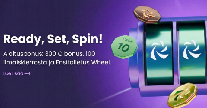 Respin Casino tervetulobanneri Suomi